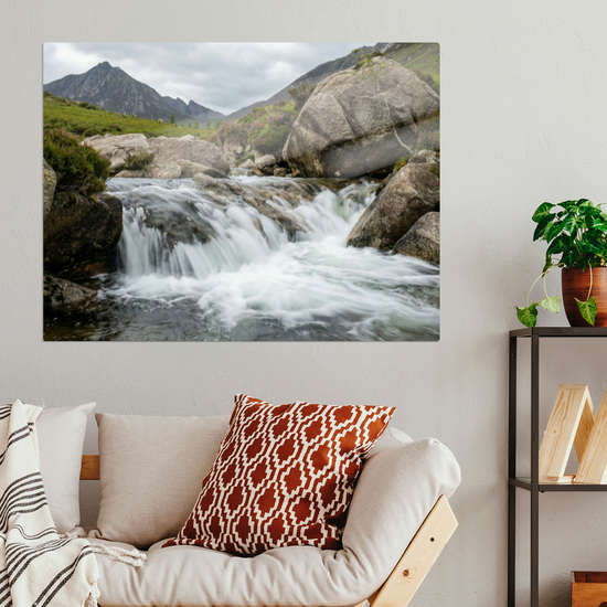 Metal Wall Art Prints. Glen Rosa Trail. Isle of Arran. Scotland.