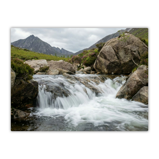Metal Wall Art Prints. Glen Rosa Trail. Isle of Arran. Scotland.