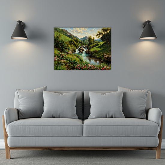 Metal Wall Art Prints. Glen Rosa Trail. Isle of Arran. Scotland.