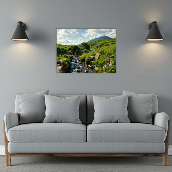 Metal Wall Art Prints. Goatfell Mountain Trail. Isle of Arran. Scotland.
