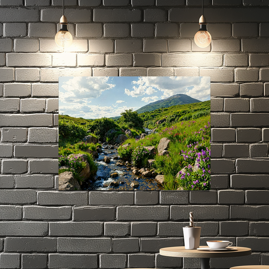 Metal Wall Art Prints. Goatfell Mountain Trail. Isle of Arran. Scotland.