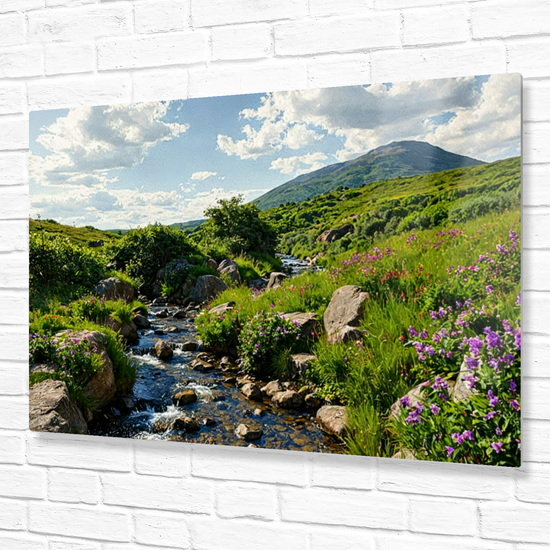 Metal Wall Art Prints. Goatfell Mountain Trail. Isle of Arran. Scotland.