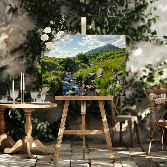 Metal Wall Art Prints. Goatfell Mountain Trail. Isle of Arran. Scotland.