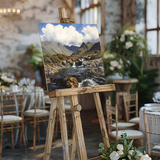 Metal Wall Art Prints. Fairy Pools. Isle of Skye. Scotland.