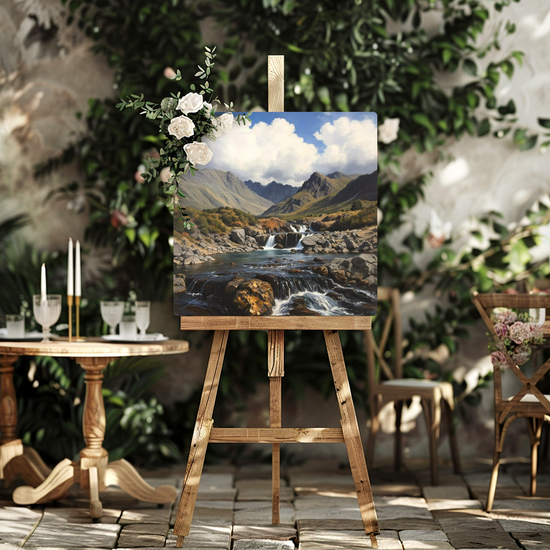 Metal Wall Art Prints. Fairy Pools. Isle of Skye. Scotland.