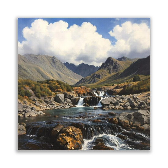 Metal Wall Art Prints. Fairy Pools. Isle of Skye. Scotland.