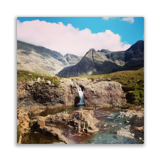 Metal Wall Art Prints. Fairy Pools. Isle of Skye. Scotland.