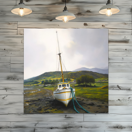 Metal Wall Art Prints. Portree. Isle of Skye. Scotland.