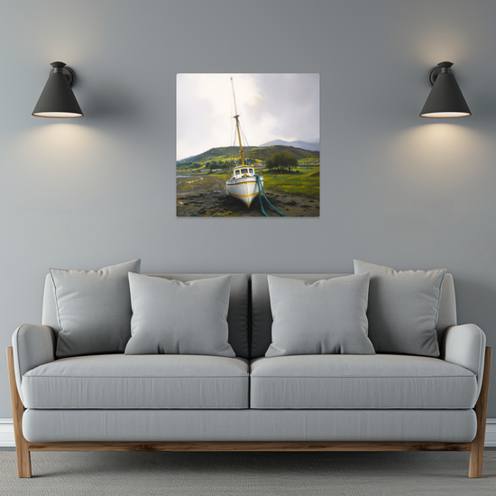 Metal Wall Art Prints. Portree. Isle of Skye. Scotland.