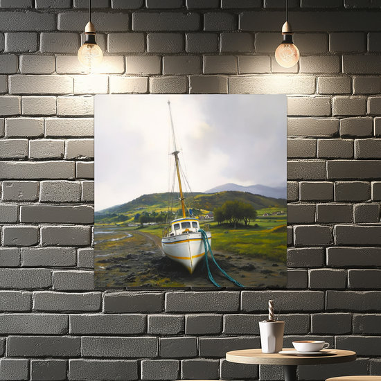 Metal Wall Art Prints. Portree. Isle of Skye. Scotland.