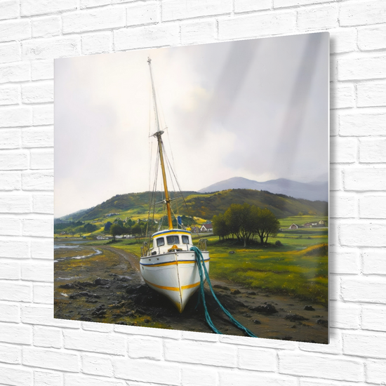 Metal Wall Art Prints. Portree. Isle of Skye. Scotland.