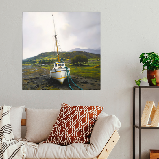 Metal Wall Art Prints. Portree. Isle of Skye. Scotland.