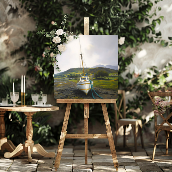 Metal Wall Art Prints. Portree. Isle of Skye. Scotland.