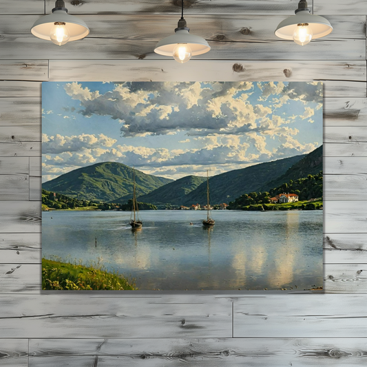 Metal Wall Art Prints. Lochranza. Isle of Arran. Scotland.