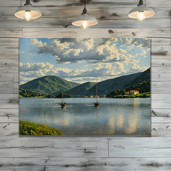 Metal Wall Art Prints. Lochranza. Isle of Arran. Scotland.