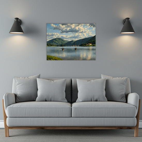 Metal Wall Art Prints. Lochranza. Isle of Arran. Scotland.