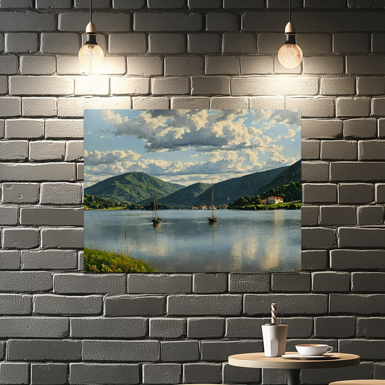 Metal Wall Art Prints. Lochranza. Isle of Arran. Scotland.