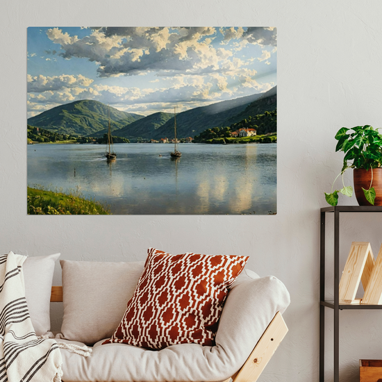 Metal Wall Art Prints. Lochranza. Isle of Arran. Scotland.