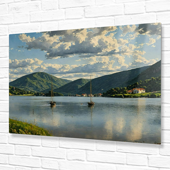 Metal Wall Art Prints. Lochranza. Isle of Arran. Scotland.