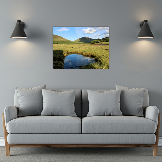 Metal Wall Art Prints. Lochranza. Isle of Arran. Scotland.