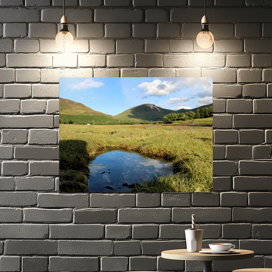 Metal Wall Art Prints. Lochranza. Isle of Arran. Scotland.