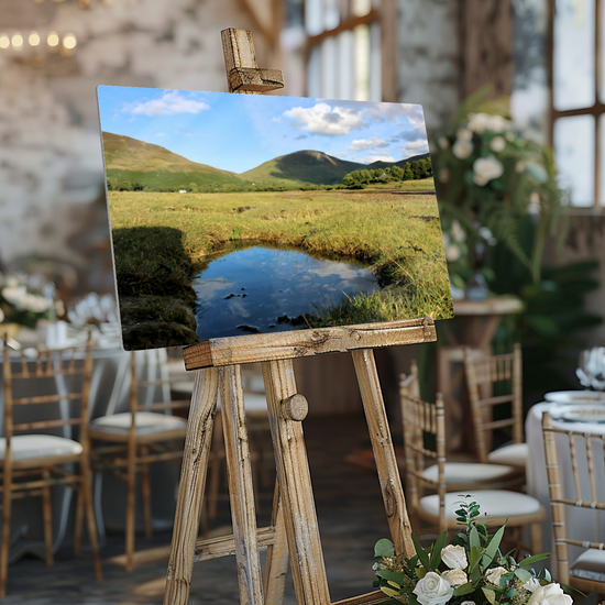 Metal Wall Art Prints. Lochranza. Isle of Arran. Scotland.