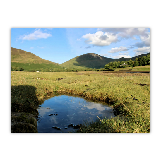 Metal Wall Art Prints. Lochranza. Isle of Arran. Scotland.