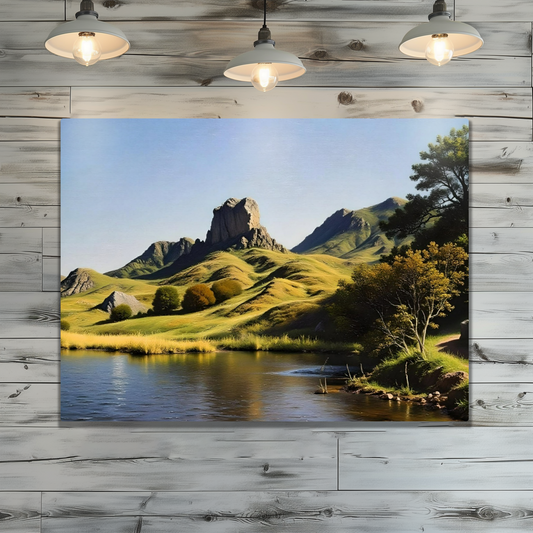 Metal Wall Art Prints. Fairy Glen. Isle of Skye. Scotland.