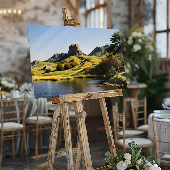 Metal Wall Art Prints. Fairy Glen. Isle of Skye. Scotland.