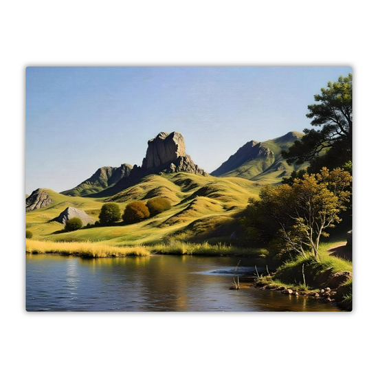 Metal Wall Art Prints. Fairy Glen. Isle of Skye. Scotland.