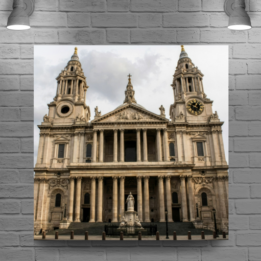 Giclée Mounted Wall Art Prints. St. Paul's Cathedral. London. England.