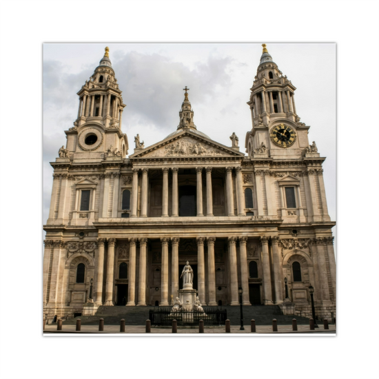 Giclée Mounted Wall Art Prints. St. Paul's Cathedral. London. England.