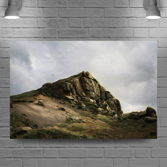Giclée Mounted Wall Art Prints. Roseberry Topping. North Yorkshire Moors National Park. England.