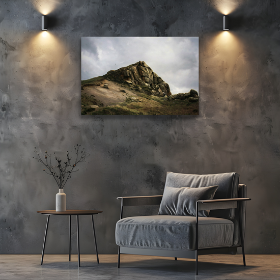 Giclée Mounted Wall Art Prints. Roseberry Topping. North Yorkshire Moors National Park. England.