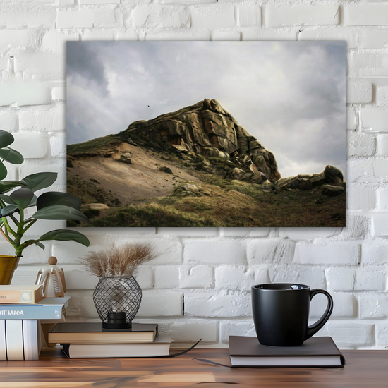 Giclée Mounted Wall Art Prints. Roseberry Topping. North Yorkshire Moors National Park. England.