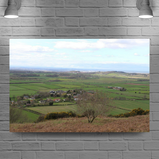 Giclée Mounted Wall Art Prints. Roseberry Topping. North Yorkshire Moors National Park. England.