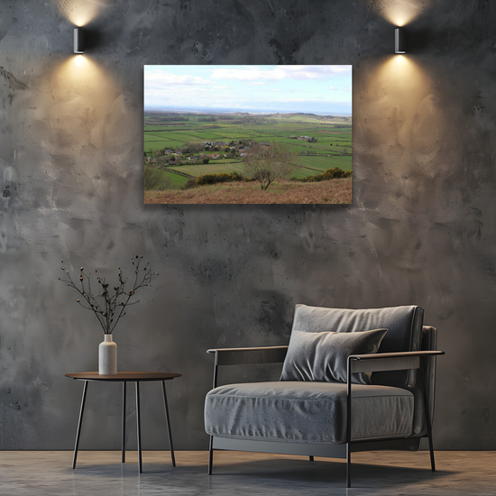 Giclée Mounted Wall Art Prints. Roseberry Topping. North Yorkshire Moors National Park. England.