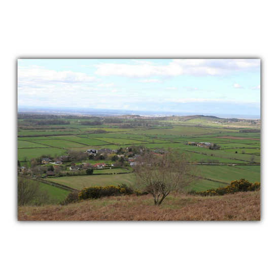Giclée Mounted Wall Art Prints. Roseberry Topping. North Yorkshire Moors National Park. England.