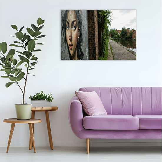 Giclée Mounted Wall Art Prints. Sheffield & Tinsley Canal. South Yorkshire.  England.
