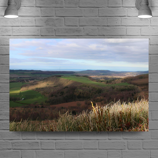 Giclée Mounted Wall Art Prints. Roseberry Topping. North Yorkshire Moors National Park. England.