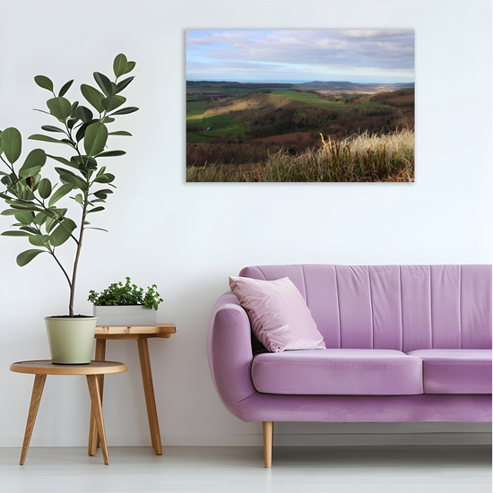 Giclée Mounted Wall Art Prints. Roseberry Topping. North Yorkshire Moors National Park. England.