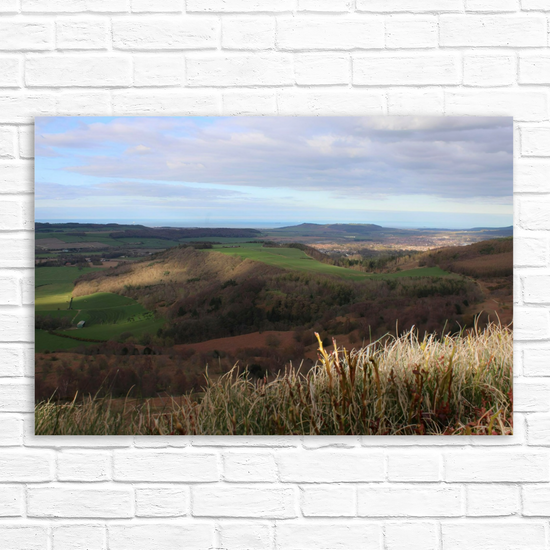 Giclée Mounted Wall Art Prints. Roseberry Topping. North Yorkshire Moors National Park. England.