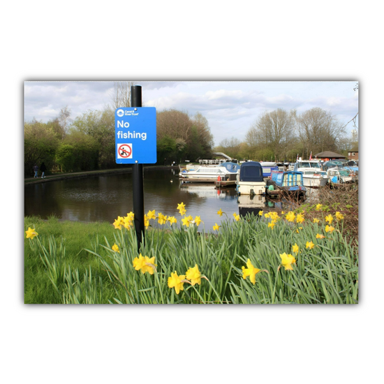 Giclée Mounted Wall Art Prints. Sheffield & Tinsley Canal. South Yorkshire. England.