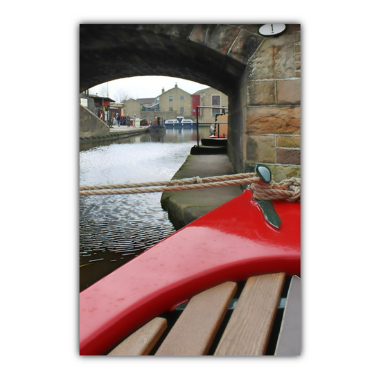 Giclée Mounted Wall Art Prints. The Leeds To Liverpool Canal. Skipton. North Yorkshire. England.