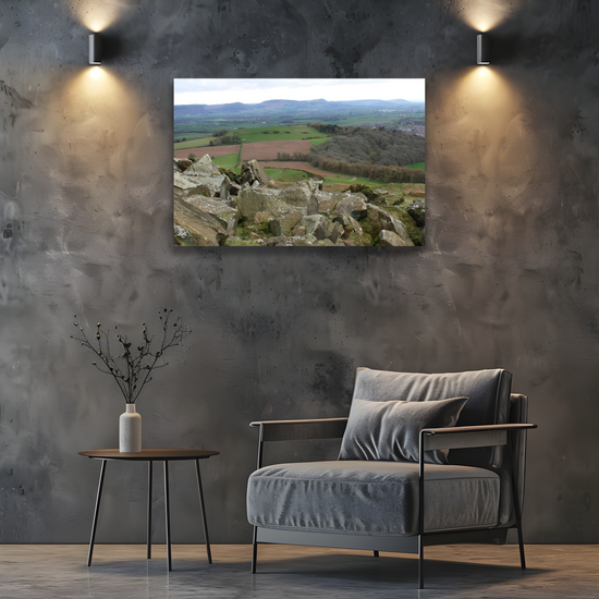 Giclée Mounted  Wall Art Prints. Roseberry Topping. North Yorkshire Moors National Park. England.