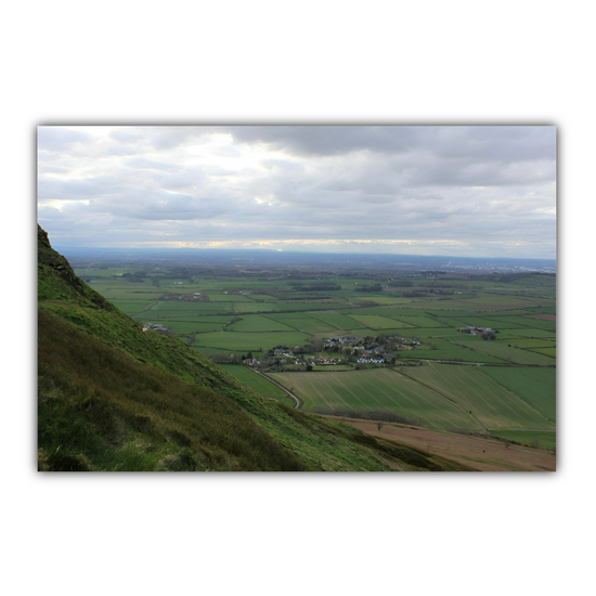 Giclée Mounted Wall Art Prints. Roseberry Topping. Yorkshire Moors National Park. England.