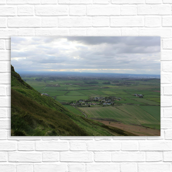 Giclée Mounted Wall Art Prints. Roseberry Topping. Yorkshire Moors National Park. England.