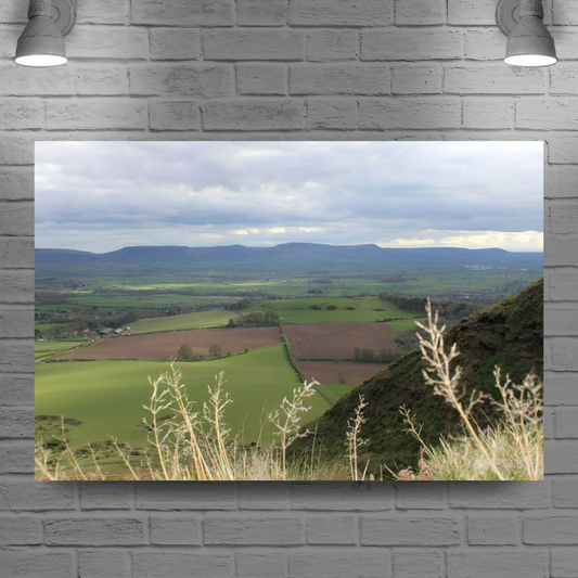 Giclée Mounted Wall Art Prints. Roseberry Topping. North Yorkshire Moors National Park. England.