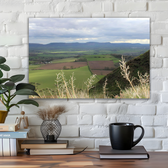 Giclée Mounted Wall Art Prints. Roseberry Topping. North Yorkshire Moors National Park. England.