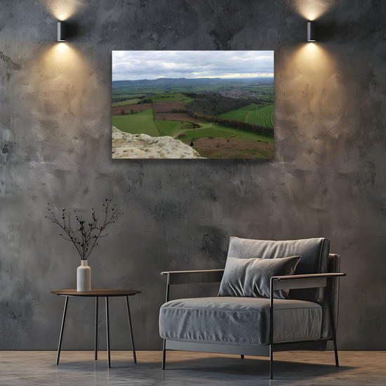 Giclée Mounted Wall Art Prints. Roseberry Topping. North Yorkshire Moors National Park. England.